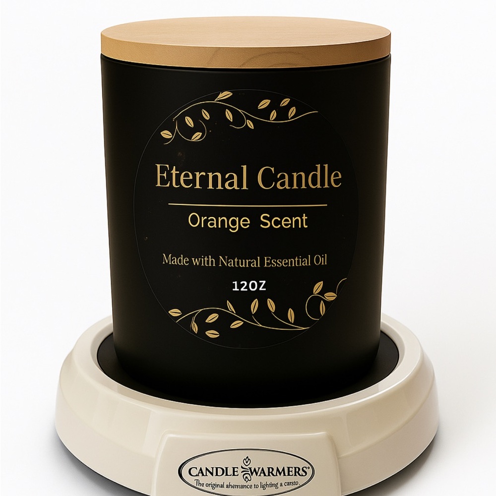 Orange Aromatherapy Organic - Eternal Candle